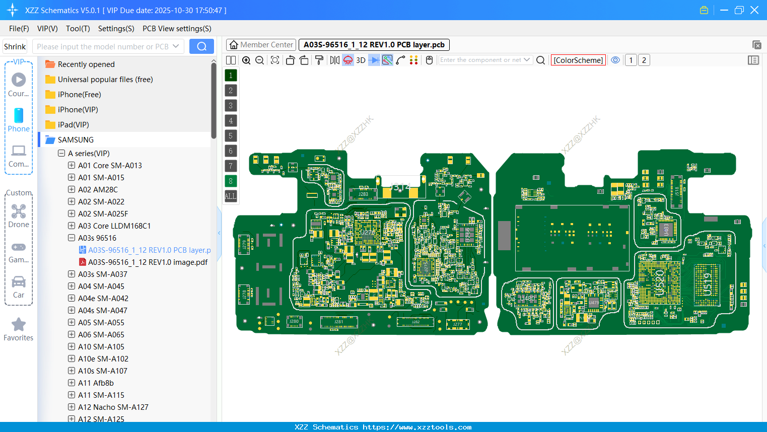 A03S-96516_1_12 REV1.0 PCB Layer
